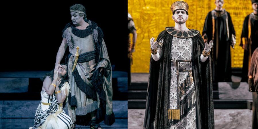 Erwin Schrott and Ludovic Tezier in Aida at Opera de Monte-Carlo Erwin Schrott and Ludovic Tezier in Aida at Opera de Monte-Carlo